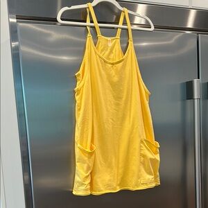 FP Movement by Free People Yellow Mini Dress